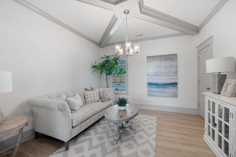 Representative furnished interior of a home built from the Ashton by Bill Clark Homes in Sidbury Landing, Wilmington (Image 49). Representative furnished interior of a home built from the Ashton by Bill Clark Homes in Sidbury Landing, Wilmington (Image 49).