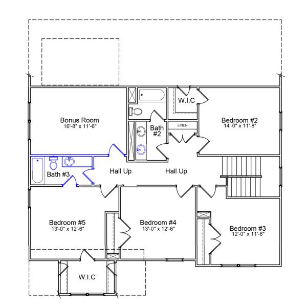2D floor plan layout of this home in Bens Crossing, Woodruff, SC (Image 3).