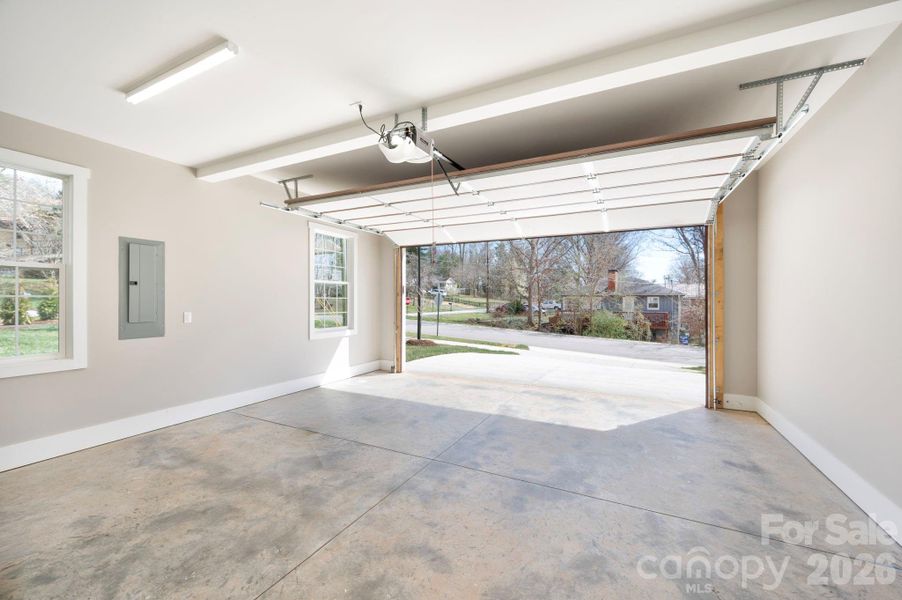 Spacious 2-Car Garage