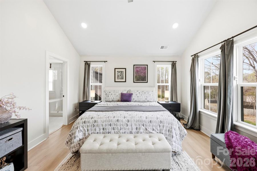 Furnished interior view inside a new home in Matthews Ridge Reserve, Matthews (Image 31). Furnished interior view inside a new home in Matthews Ridge Reserve, Matthews (Image 31).