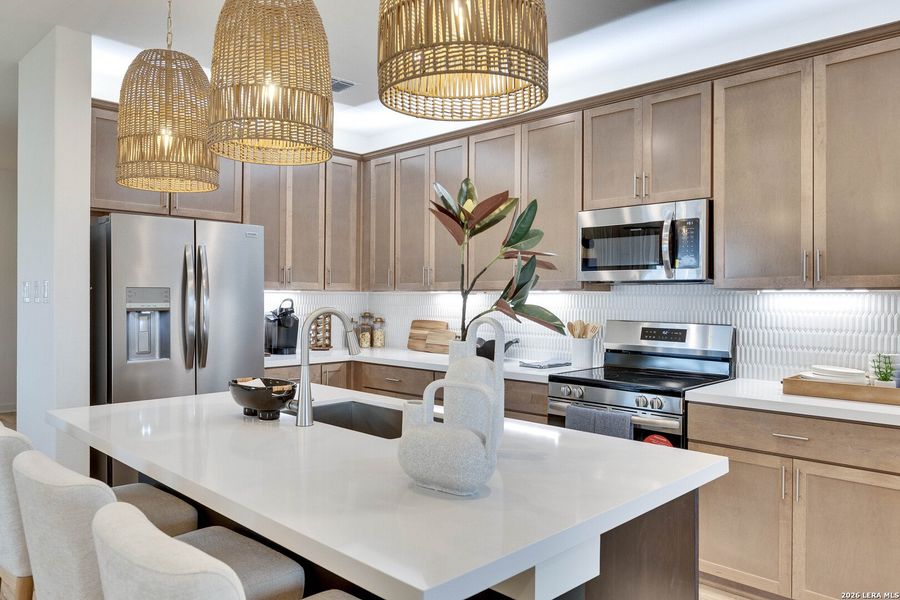 Furnished interior view inside a new home in Westridge, San Antonio (Image 13).