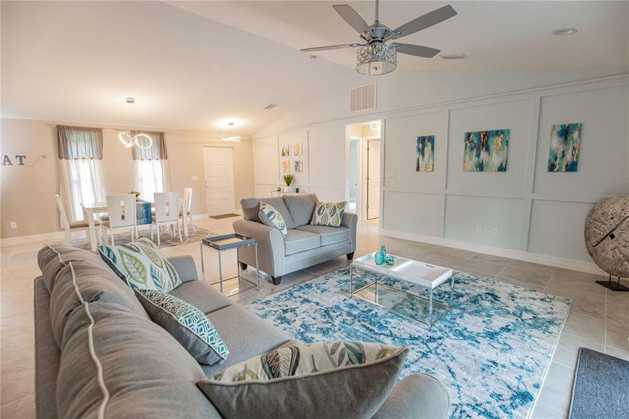Furnished interior view inside a new home in , Punta Gorda (Image 4). Furnished interior view inside a new home in , Punta Gorda (Image 4).