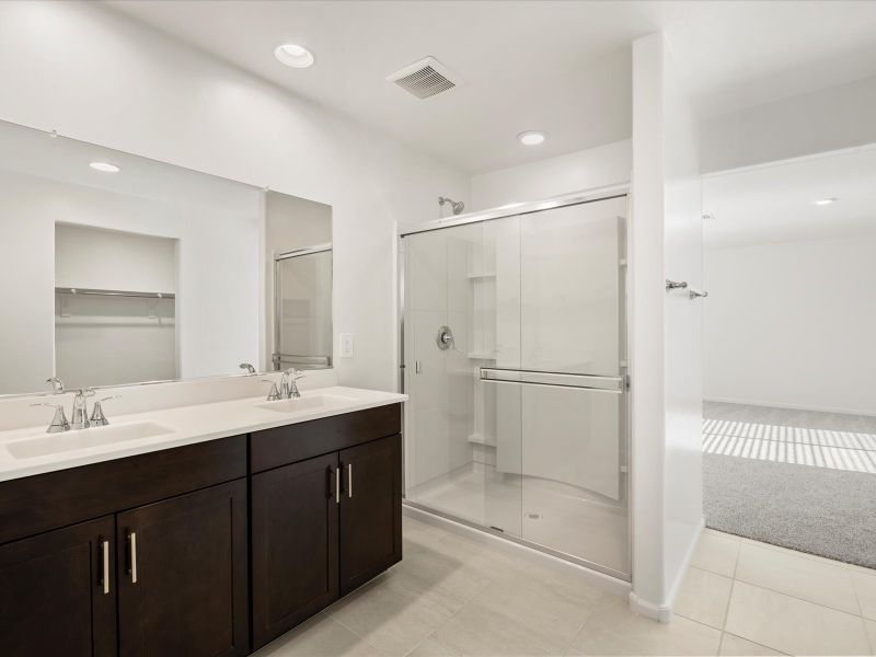 Furnished interior view inside a new home in Alamar at Rocking K, Tucson (Image 9).