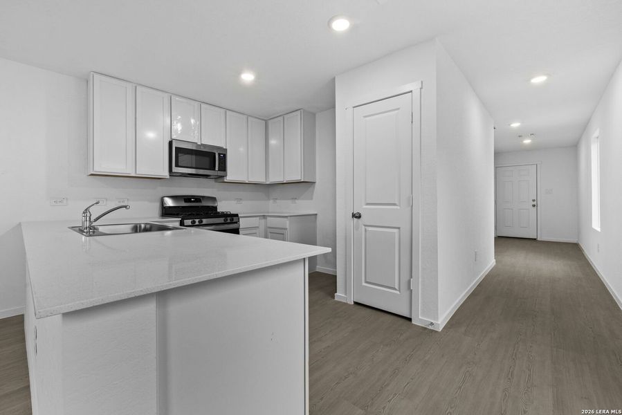 Furnished interior view inside a new home in Spring Grove, San Antonio (Image 3). Furnished interior view inside a new home in Spring Grove, San Antonio (Image 3).