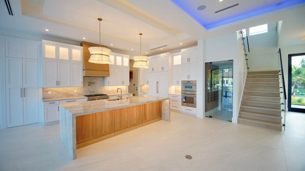 Furnished interior view inside a new home in , Palm Beach Gardens (Image 46).