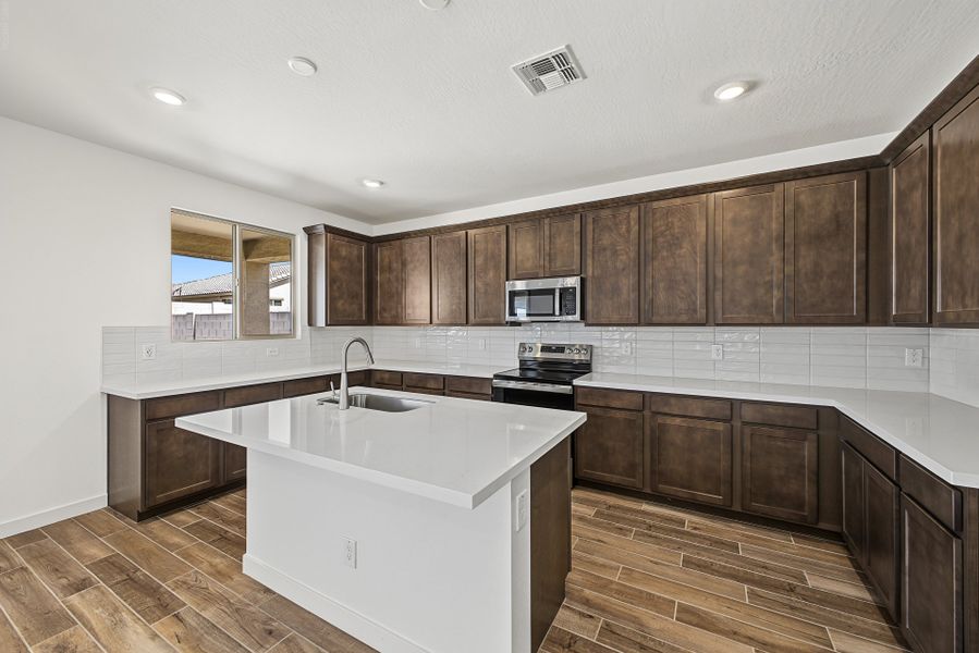 Furnished interior view inside a new home in Bentridge, Buckeye (Image 5).
