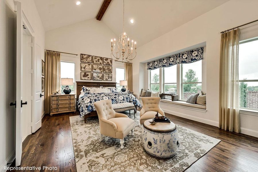 Furnished interior view inside a new home in Park Place, Prosper (Image 9). Furnished interior view inside a new home in Park Place, Prosper (Image 9).