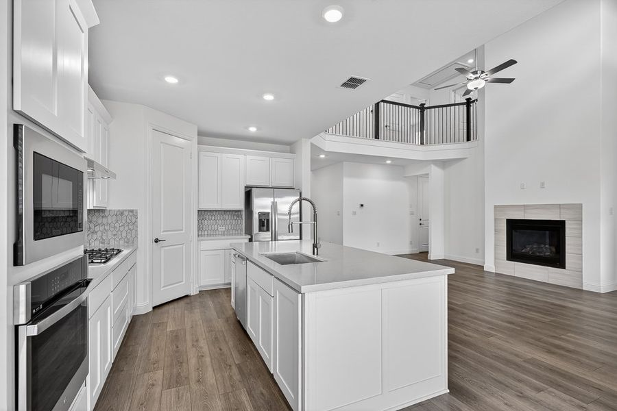 Furnished interior view inside a new home in The Ridge at Northlake, Northlake (Image 6).