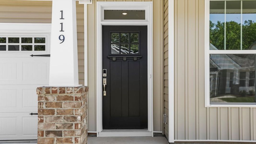 Exterior details and patio area of a home in Briargate, Fountain Inn (Image 3).