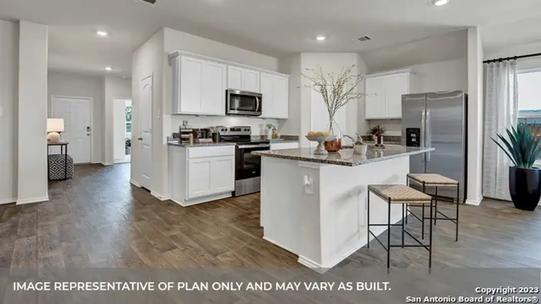 Furnished interior view inside a new home in Swenson Heights, Seguin (Image 9).