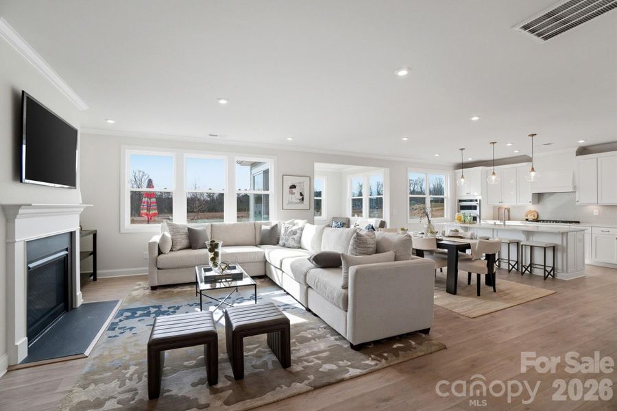 Furnished interior view inside a new home in Blair Place, Monroe (Image 7).