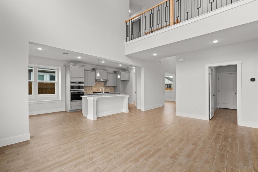 Furnished interior view inside a new home in Enclave at Cele, Pflugerville (Image 15). Furnished interior view inside a new home in Enclave at Cele, Pflugerville (Image 15).