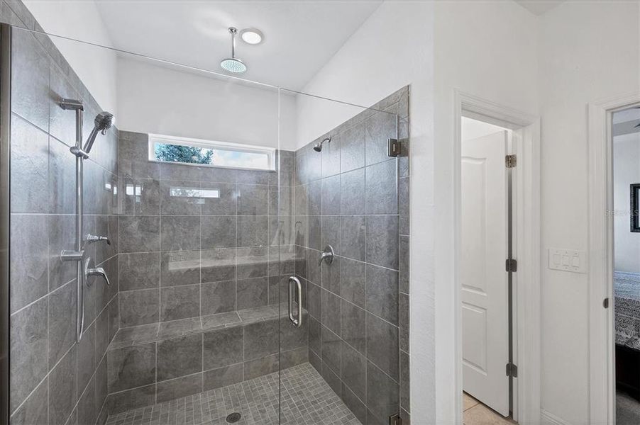 Upgraded Walk-In Shower Upgraded Walk-In Shower