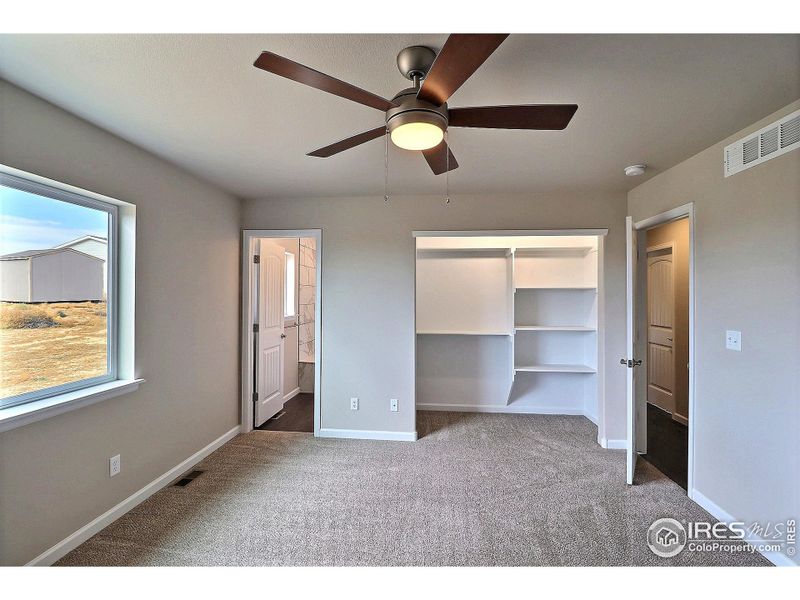 Large Closet with Light