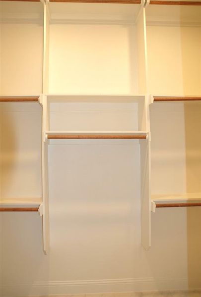 View of spacious closet