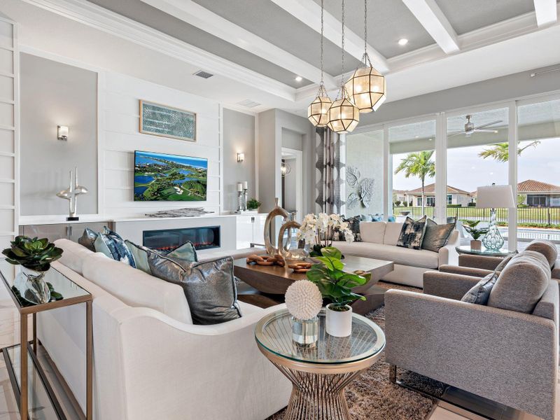 Furnished interior view inside a new home in , Port St. Lucie (Image 24). Furnished interior view inside a new home in , Port St. Lucie (Image 24).