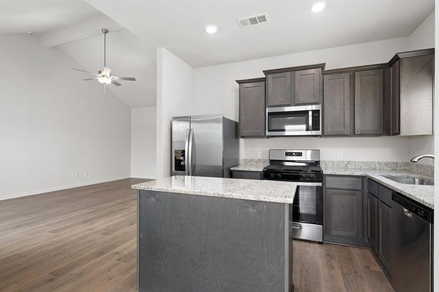 Furnished interior view inside a new home in Logan Square, Fort Worth (Image 5).