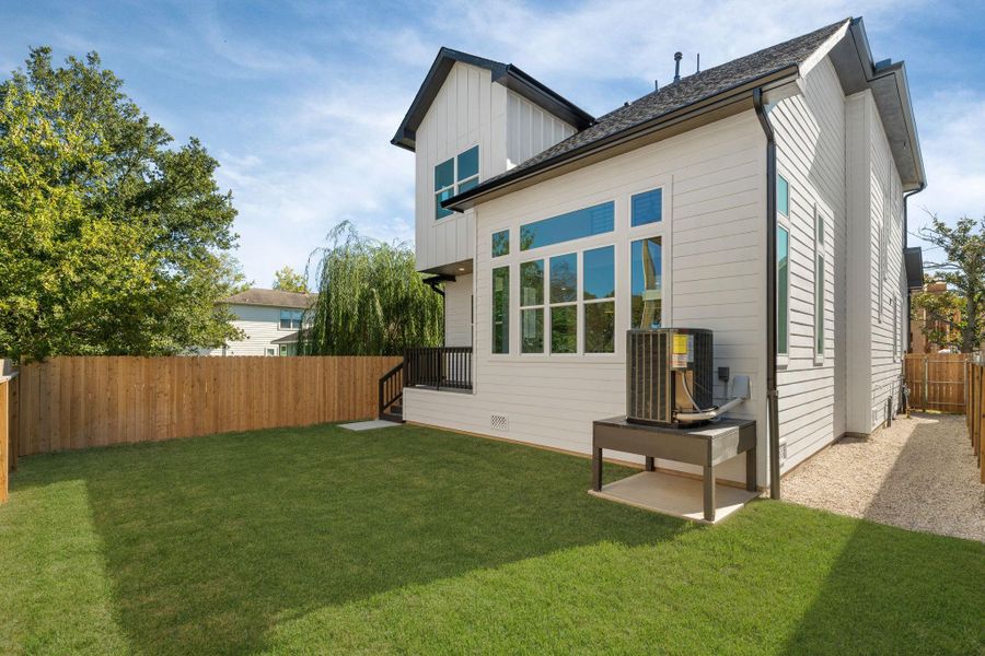 Exterior details and patio area of a home in , Houston (Image 27). Exterior details and patio area of a home in , Houston (Image 27).