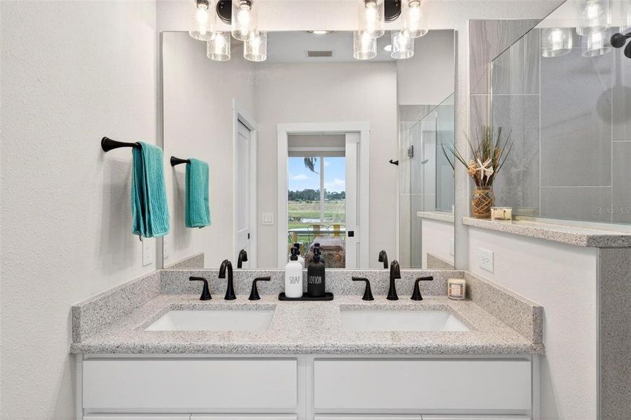 Furnished interior view inside a new home in , Oxford (Image 40).