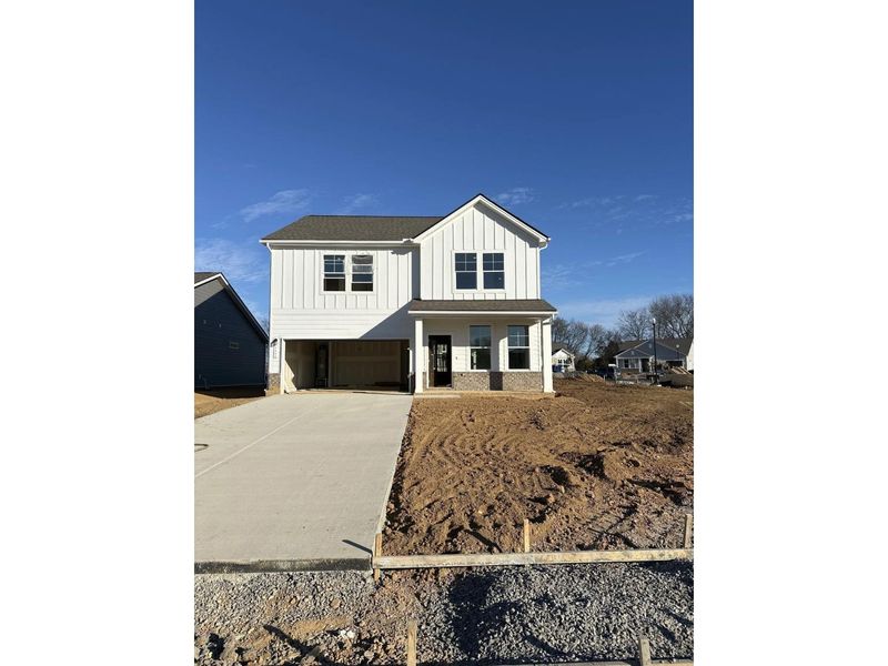 In-progress construction of a new home in Sage Farms, White House, TN (Image 34).