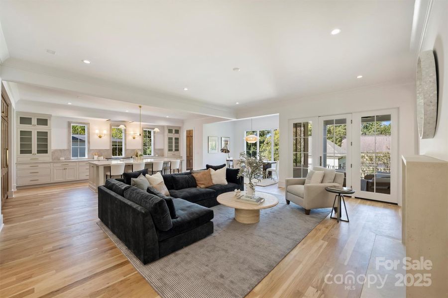 Furnished interior view inside a new home in , Charlotte (Image 4). Furnished interior view inside a new home in , Charlotte (Image 4).