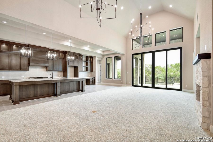 Furnished interior view inside a new home in La Cima: 70ft. lots, San Marcos (Image 9). Furnished interior view inside a new home in La Cima: 70ft. lots, San Marcos (Image 9).