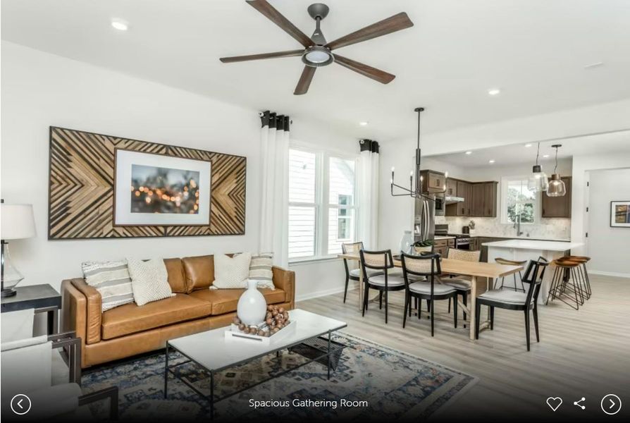 Interior photos- Photo of Pulte model home with same floor plan, not of actual home listed.