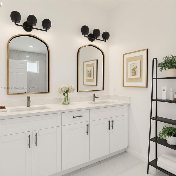 Furnished interior view inside a new home in , Lehigh Acres (Image 4).