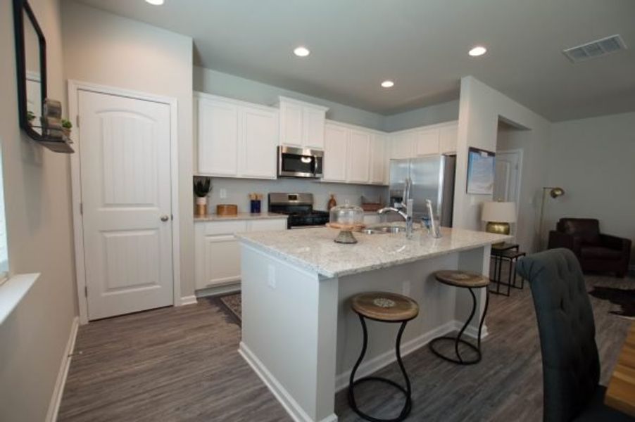 Representative furnished interior of a home built from the Glade by Piedmont Residential in Meadowyn, Cartersville (Image 7).