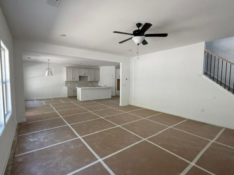 In-progress construction of a new home in Arbors at Richland Creek, Buford, GA (Image 16).