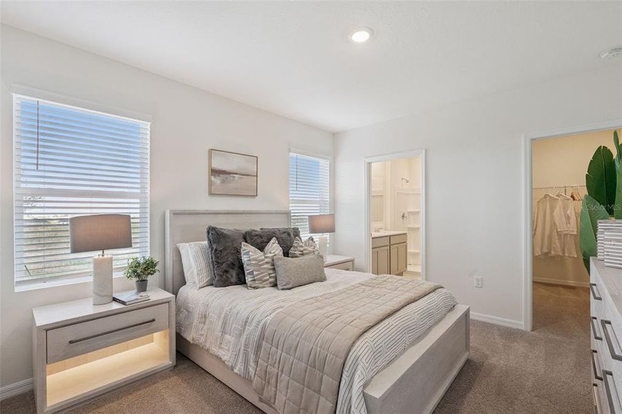 Furnished interior view inside a new home in , Haines City (Image 12).