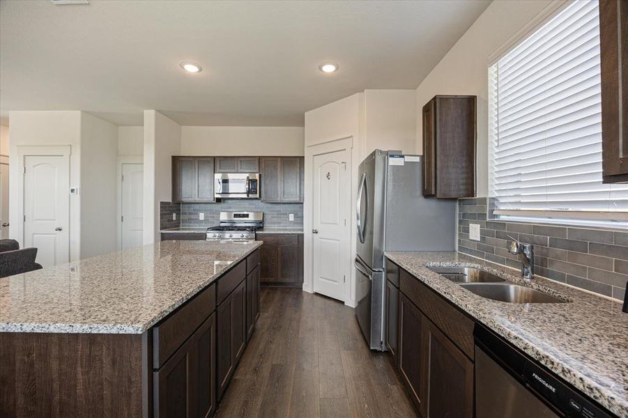 Furnished interior view inside a new home in , Forney (Image 10). Furnished interior view inside a new home in , Forney (Image 10).