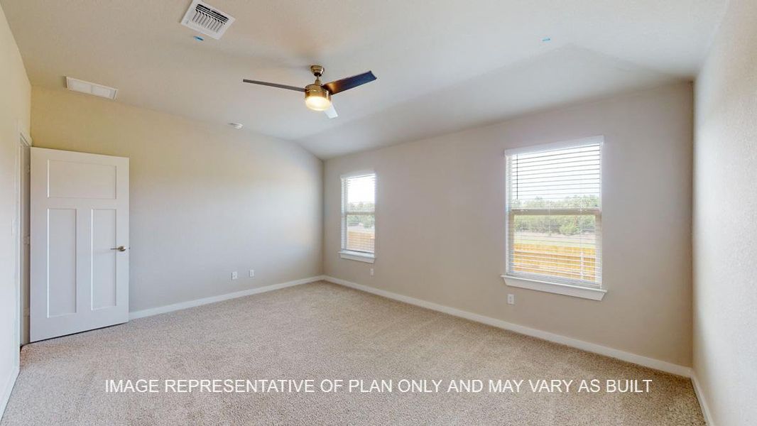 Representative unfurnished interior of a home built from the Caden by D.R. Horton in Yowell Ranch, Killeen (Image 20).