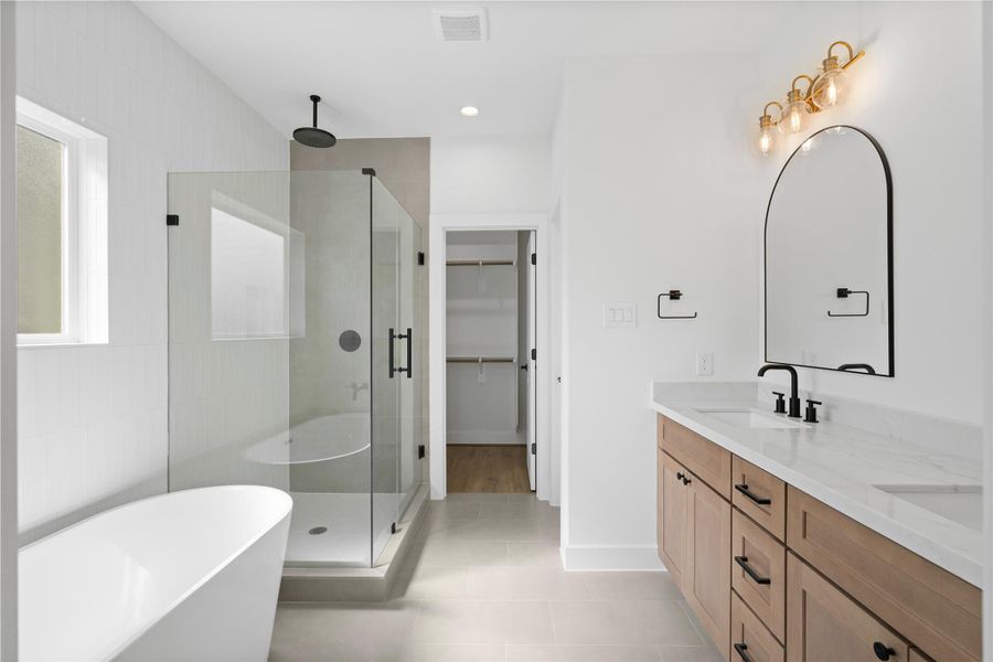Furnished interior view inside a new home in , Houston (Image 30).