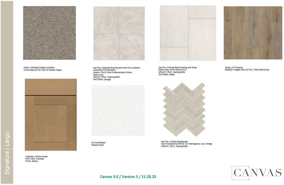 Sample of building materials used in homes in Emory Crossing 50s, Hutto (Image 14). Sample of building materials used in homes in Emory Crossing 50s, Hutto (Image 14).