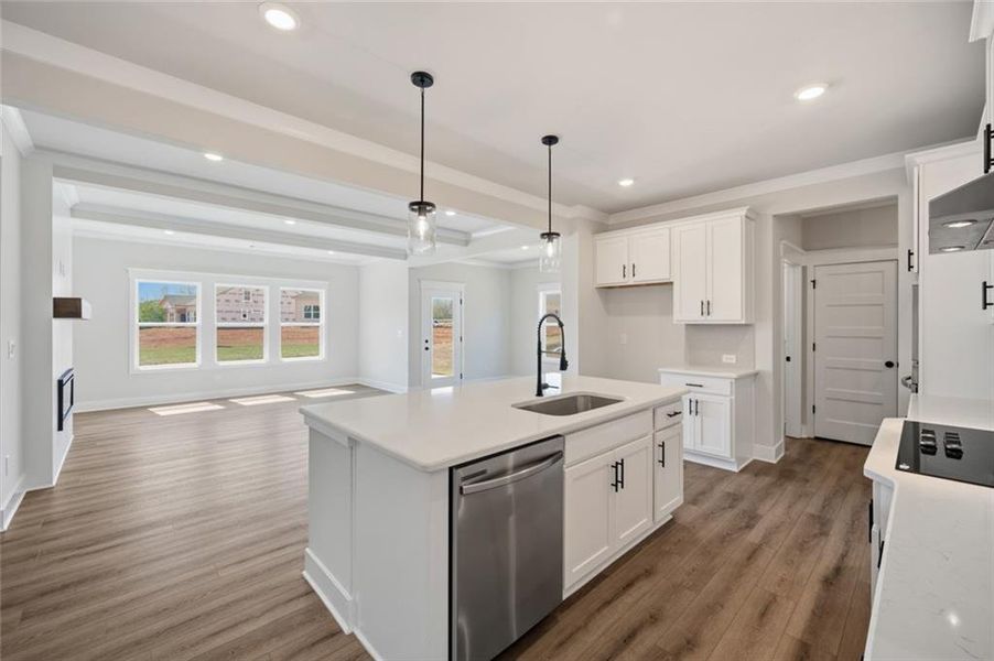 Furnished interior view inside a new home in Garland Meadows, Cartersville (Image 7).
