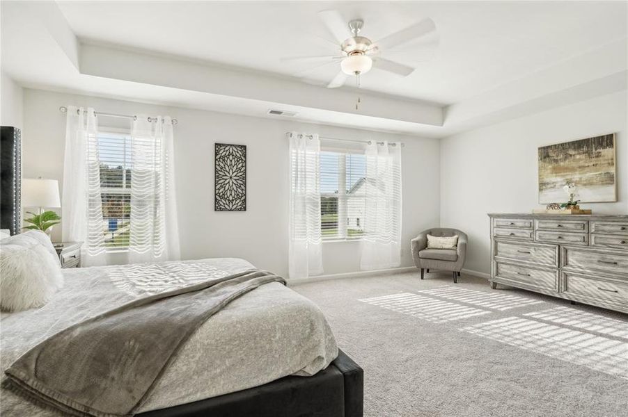 Furnished interior view inside a new home in Fairview Lake, Conyers (Image 40).