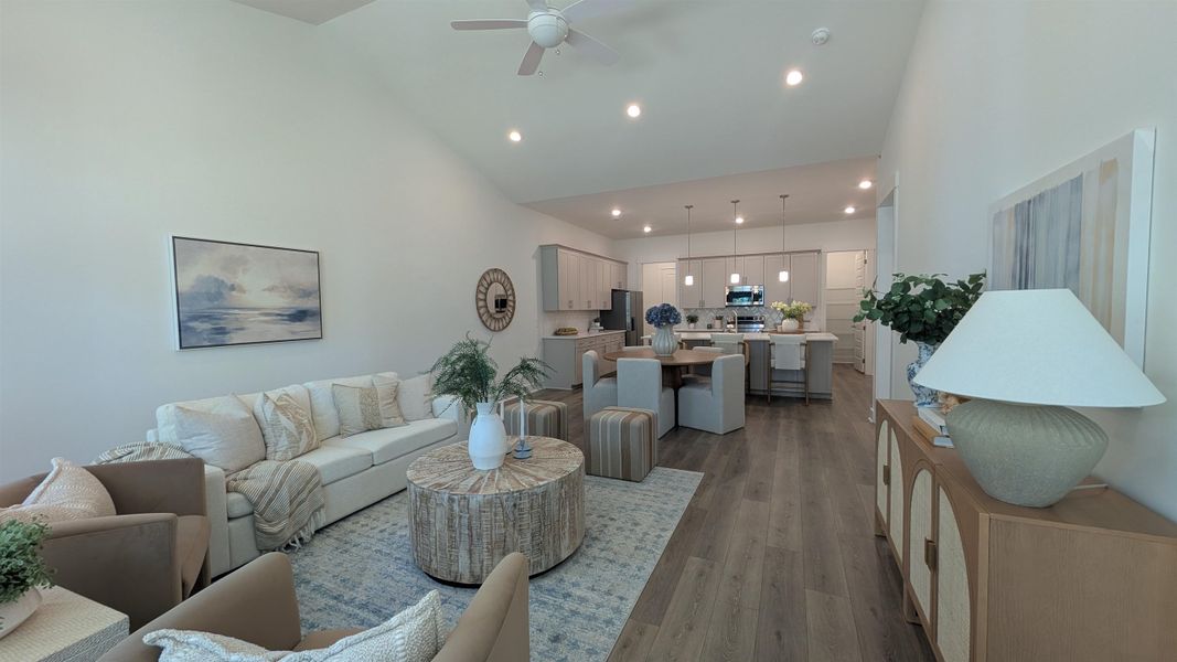 Furnished interior view inside a new home in Long Bay Golf Club, Longs (Image 13).