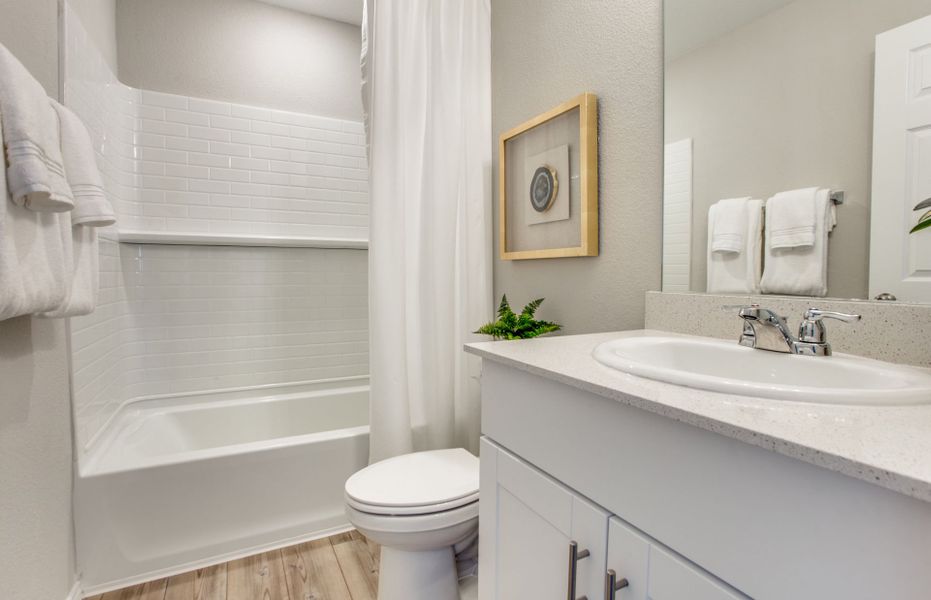 Spacious secondary bathroom