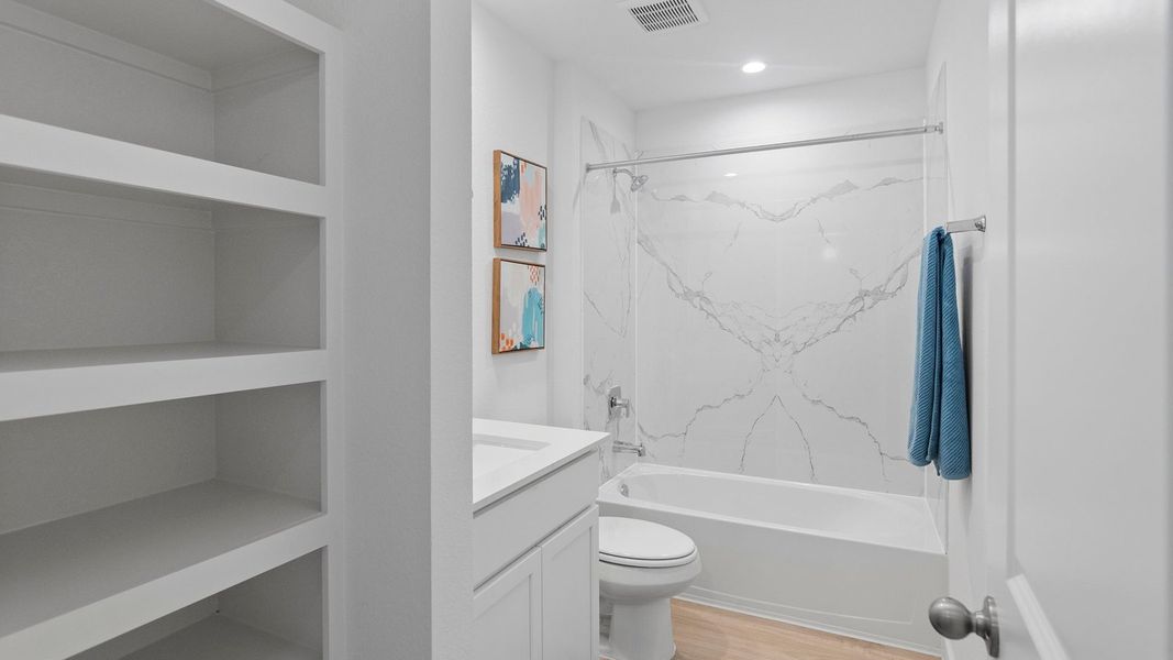 Furnished interior view inside a new home in Emberly, Beasley (Image 6).