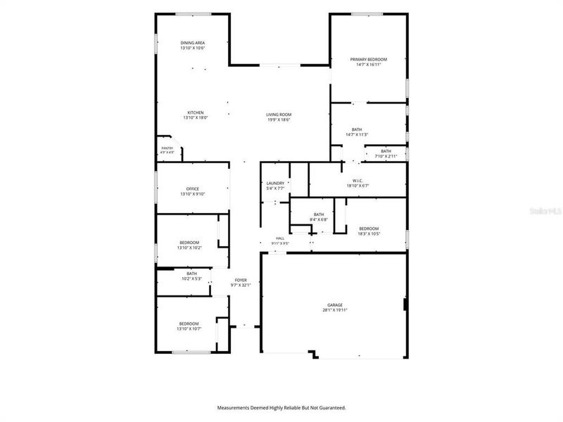 2D floor plan layout of this home in , Clermont, FL (Image 5).