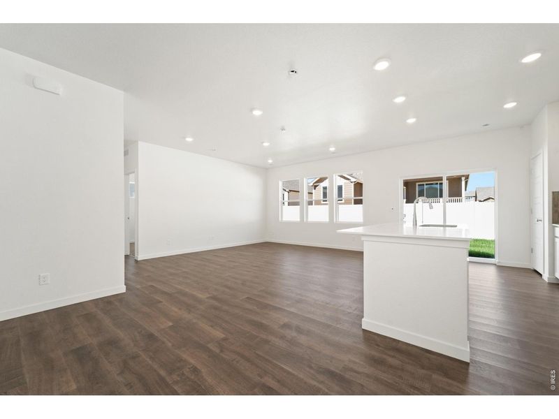 Spacious, unfurnished interior of a new home in Union Colony West, Greeley (Image 21).