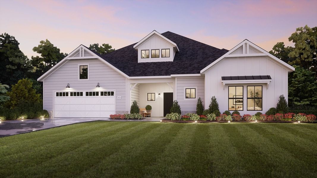 Representative exterior photo of a completed home built from the Provenance by Epcon Communities in The Courtyards at Lake Davidson, Mooresville, NC (Image 2).