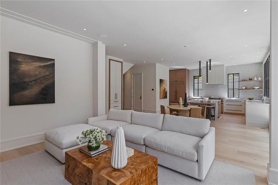 Furnished interior view inside a new home in , Atlanta (Image 40).