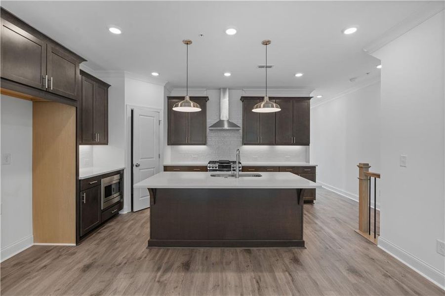 Furnished interior view inside a new home in Ecco Park, Alpharetta (Image 7).