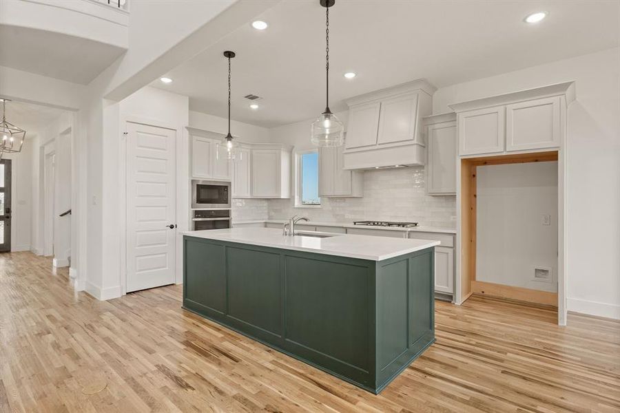 Furnished interior view inside a new home in Settlers Glen, New Fairview (Image 9).