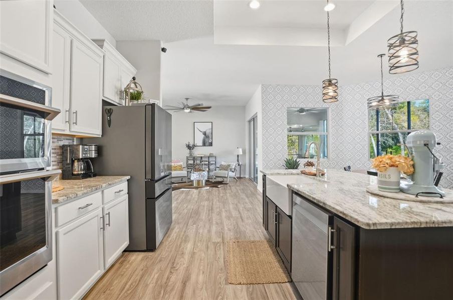 Furnished interior view inside a new home in , Weeki Wachee (Image 27).