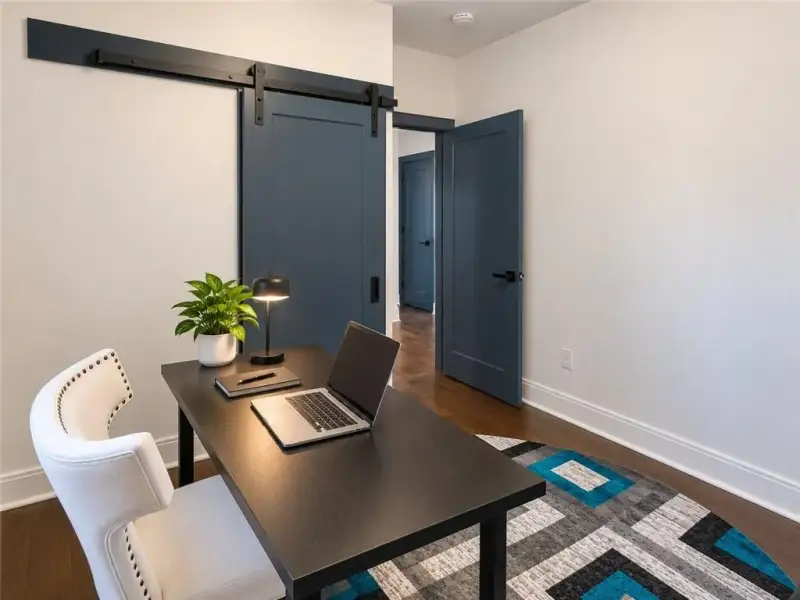 Furnished interior view inside a new home in , Atlanta (Image 8).