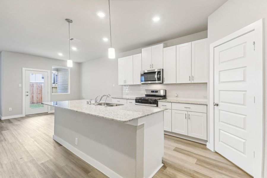 Photo is not of the actual home, but is an inspirational photo of builder’s model home and may depict options, furnishings, and/or decorator features that are not included