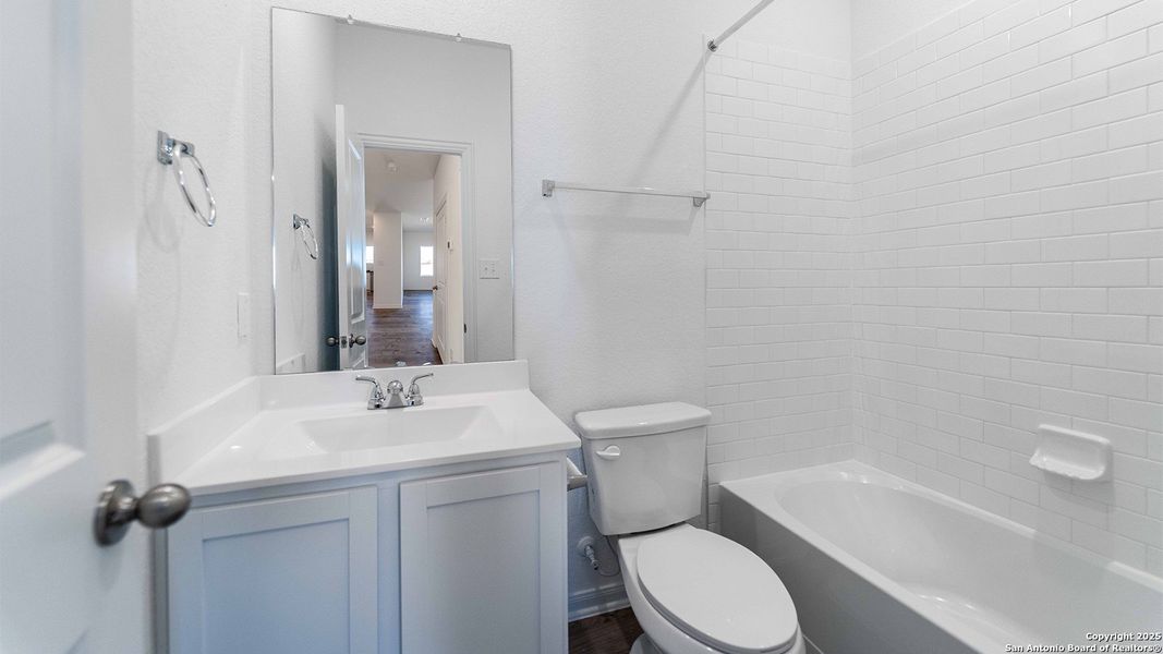 Furnished interior view inside a new home in Katzer Ranch, Converse (Image 4).